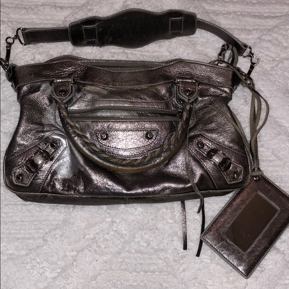Pewter Balenciaga First City Bag (RARE) - Picture 4 of 8